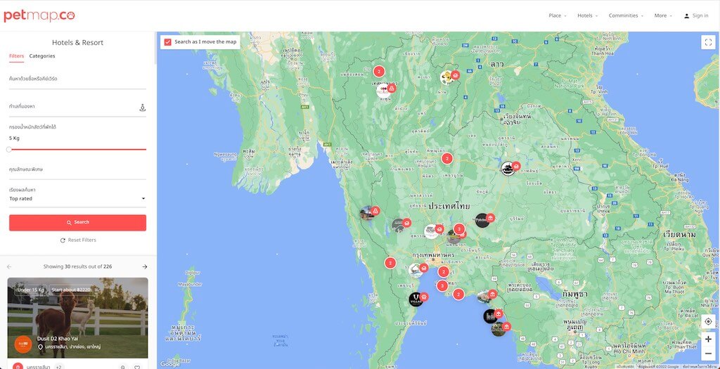 Find Pet-Friendly Hotel in Thailand